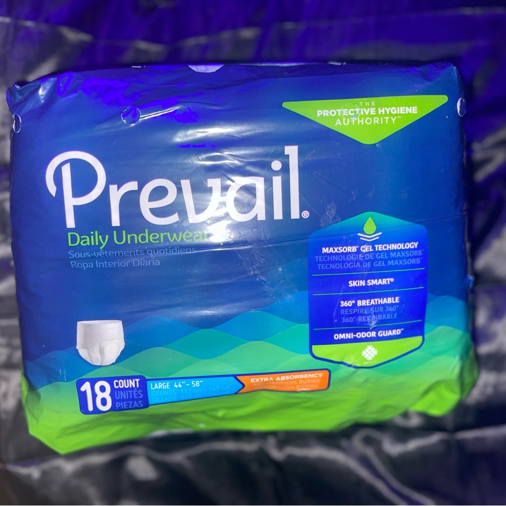Prevail adult diapers